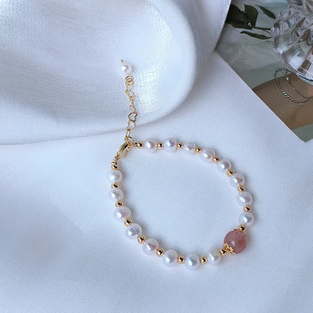 14K Gold Filled Freshwater Pearl Bracelet